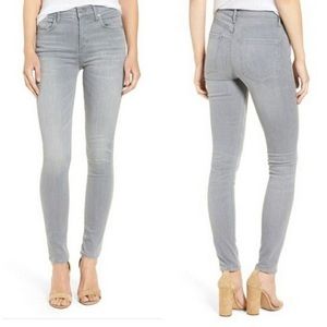 AGOLDE Sophie high-rise skinny jean, gray 26